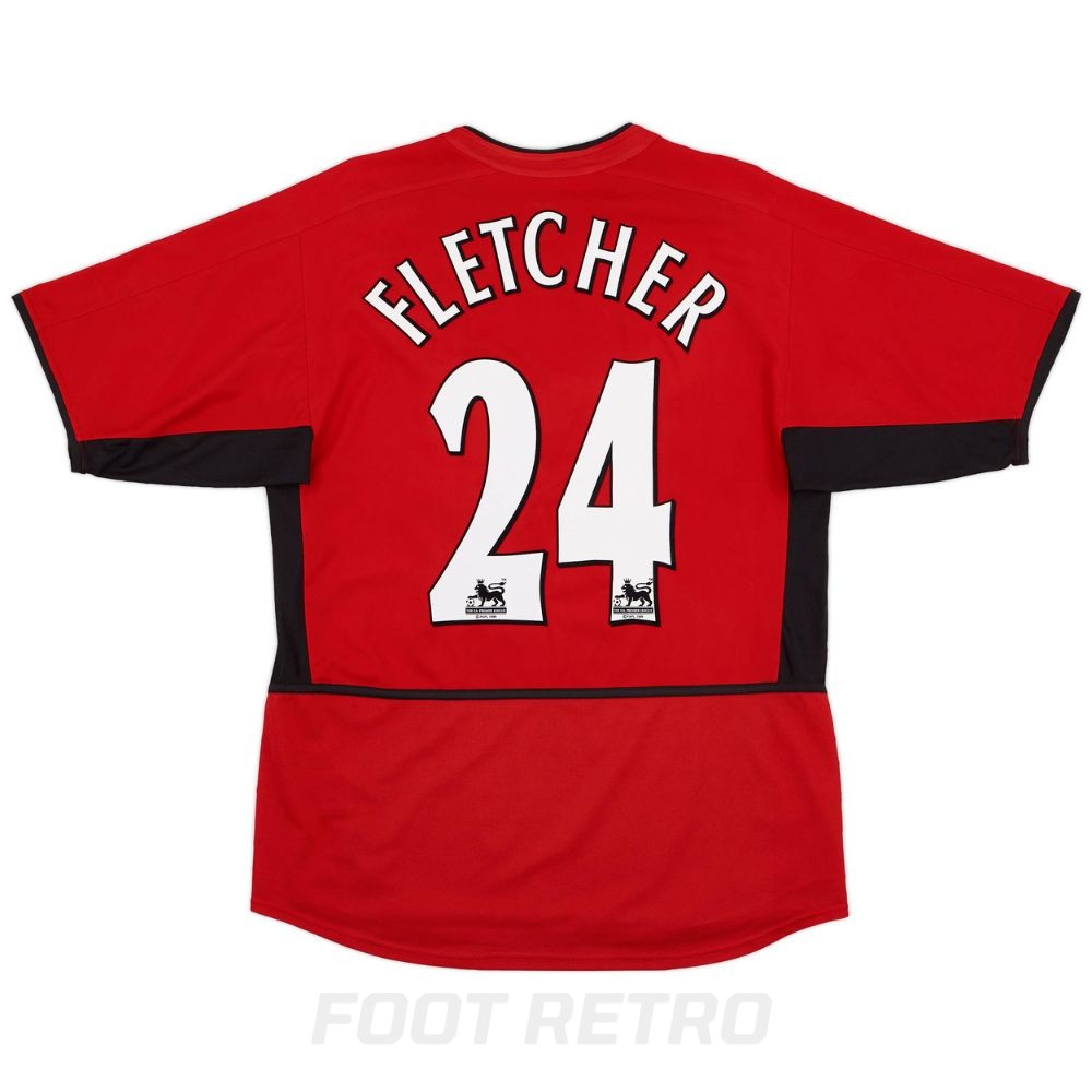 Maillot Manchester United Domicile 2002-2004 Fletcher