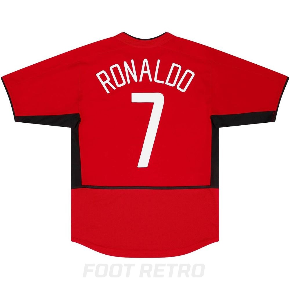 Maillot Manchester United Domicile 2002-2004 Ronaldo