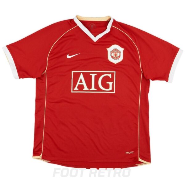 Maillot Manchester United Domicile 2006-2007 Evra