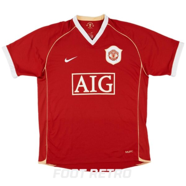 Maillot Manchester United Domicile 2006-2007 Heinze