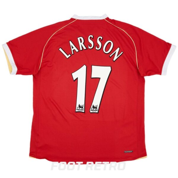 Maillot Manchester United Domicile 2006-2007 Larsson