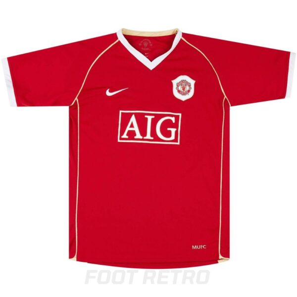 Maillot Manchester United Domicile 2006-2007 Saha