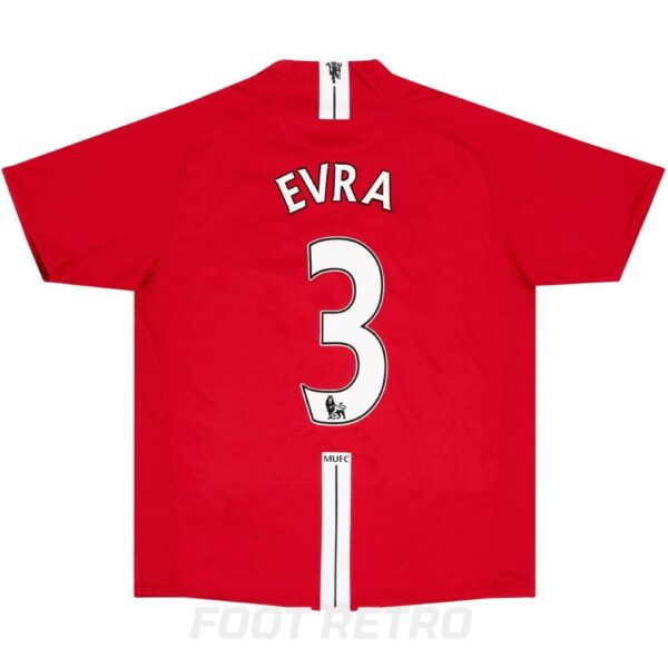 Maillot Manchester United Domicile 2007-2009 Evra