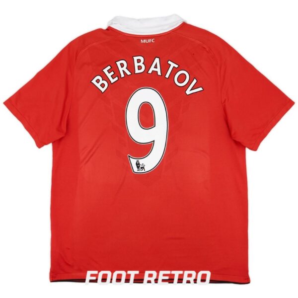 Maillot Manchester United Domicile 2010-2011 Berbatov