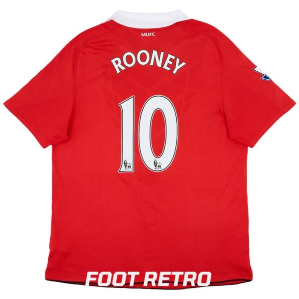 Maillot Manchester United Domicile 2010-2011 Rooney