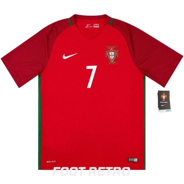 Maillot Portugal Domicile 2016 Ronaldo