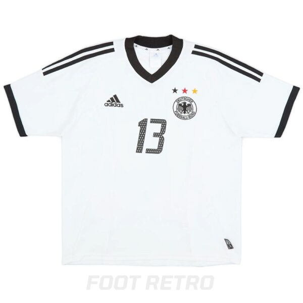 Maillot Retro Vintage Allemagne Away 2002 Ballack