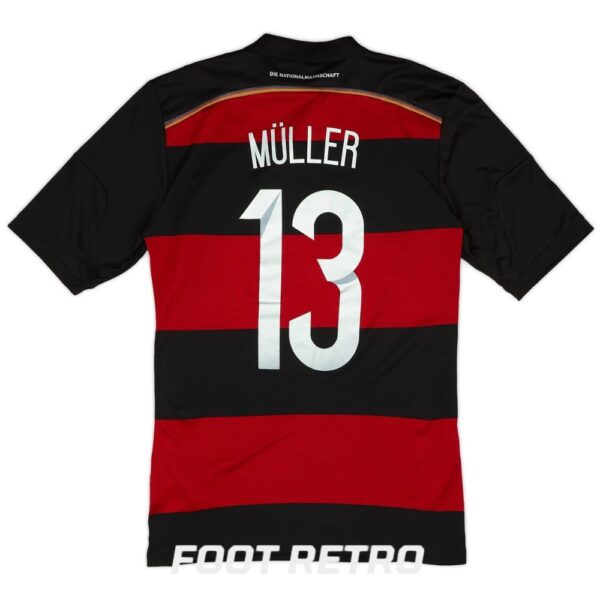 Maillot Retro Vintage Allemagne Away 2014 2015 Muller