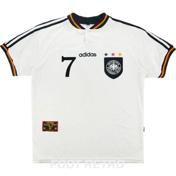 Maillot Retro Vintage Allemagne Domicile 1996 1998 Moller