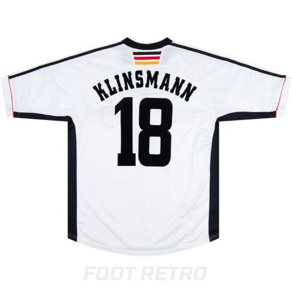 Maillot Retro Vintage Allemagne Domicile 1998 2000 Klinsmann