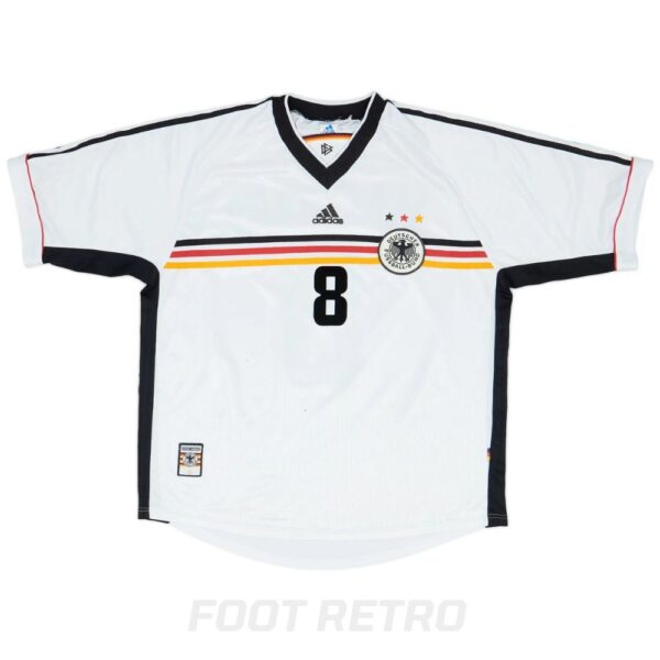 Maillot Retro Vintage Allemagne Domicile 1998 2000 Matthaus