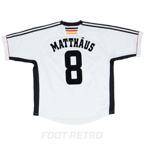 Maillot Retro Vintage Allemagne Domicile 1998 2000 Matthaus