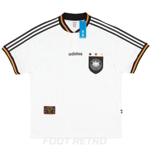 Maillot Retro Vintage Allemagne Domicile Euro 1996