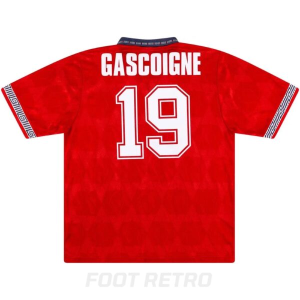 Maillot Retro Vintage Angleterre Away 1990 1992 Gascoigne