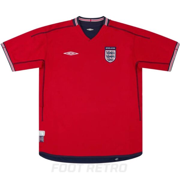 Maillot Retro Vintage Angleterre Away 2002 2004