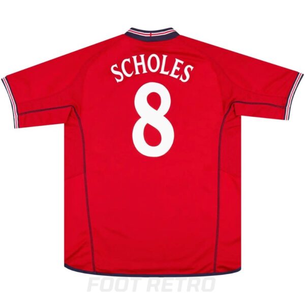 Maillot Retro Vintage Angleterre Away 2002 2004 Scholes