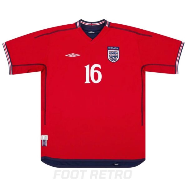 Maillot Retro Vintage Angleterre Away 2002 2004 Southgate