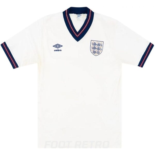 Maillot Retro Vintage Angleterre Domicile 1984 1987