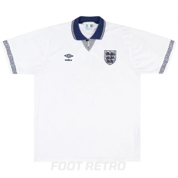 Maillot Retro Vintage Angleterre Domicile 1990 1992