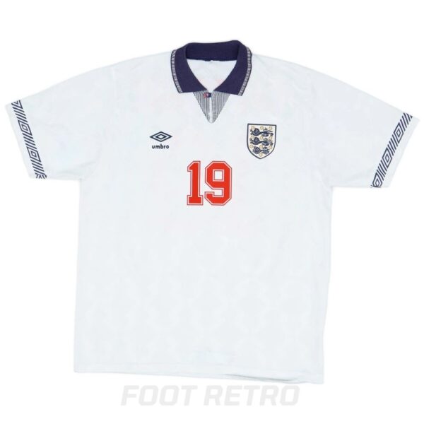 Maillot Retro Vintage Angleterre Domicile 1990 1992 Gascoigne