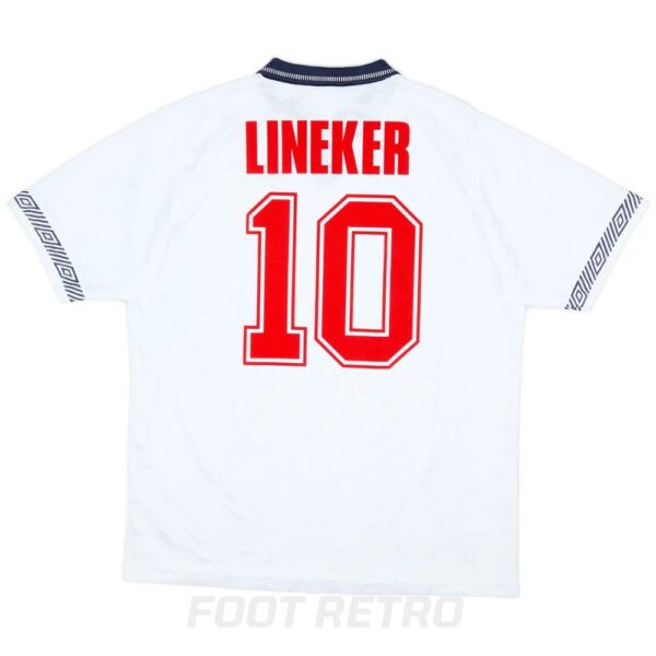 Maillot Retro Vintage Angleterre Domicile 1990 1992 Lineker