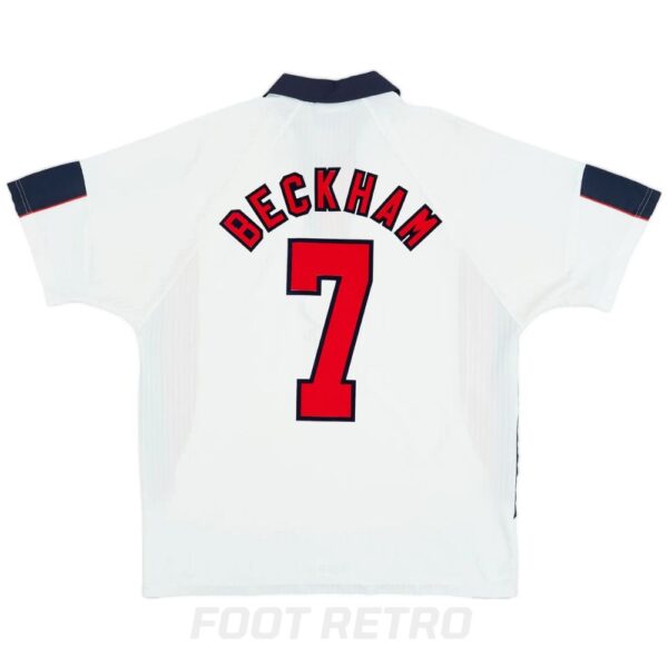 Maillot Retro Vintage Angleterre Domicile 1997 1999 Beckham