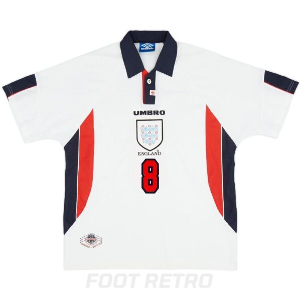 Maillot Retro Vintage Angleterre Domicile 1997 1999 Gascoigne