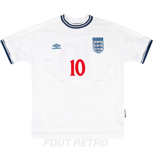 Maillot Retro Vintage Angleterre Domicile 1999 2001 Owen