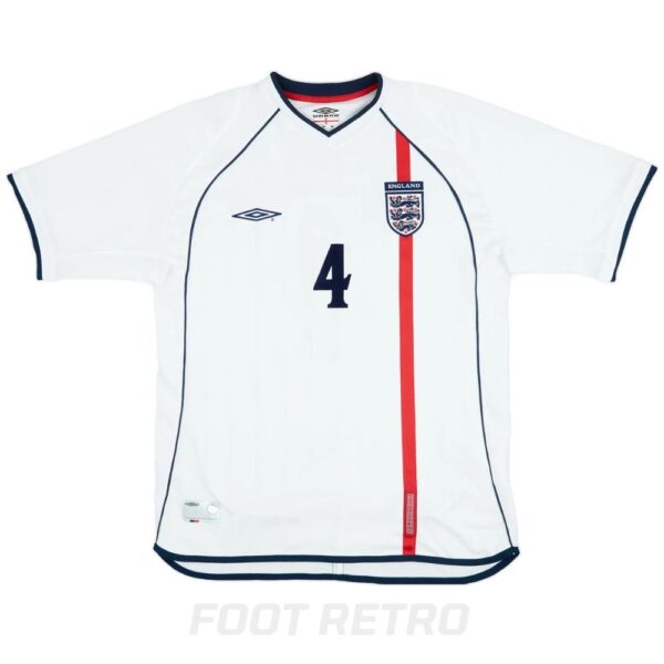 Maillot Retro Vintage Angleterre Domicile 2001 2003 Gerrard