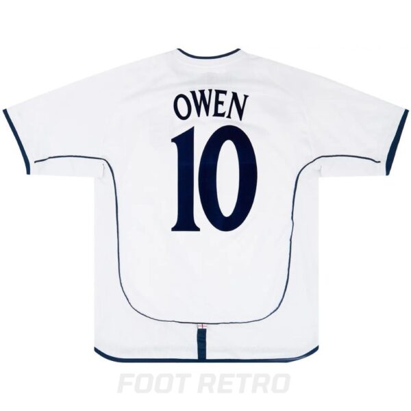 Maillot Retro Vintage Angleterre Domicile 2001 2003 Owen