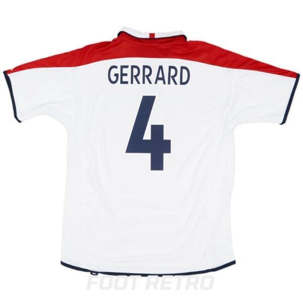 Maillot Retro Vintage Angleterre Domicile 2003 2005 Gerrard