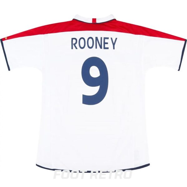 Maillot Retro Vintage Angleterre Domicile 2003 2005 Rooney