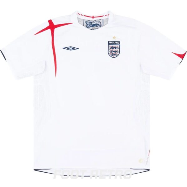 Maillot Retro Vintage Angleterre Domicile 2005 2007