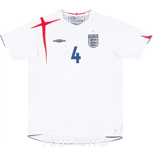 Maillot Retro Vintage Angleterre Domicile 2005 2007 Gerrard