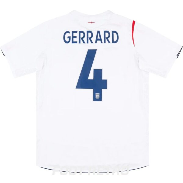 Maillot Retro Vintage Angleterre Domicile 2005 2007 Gerrard