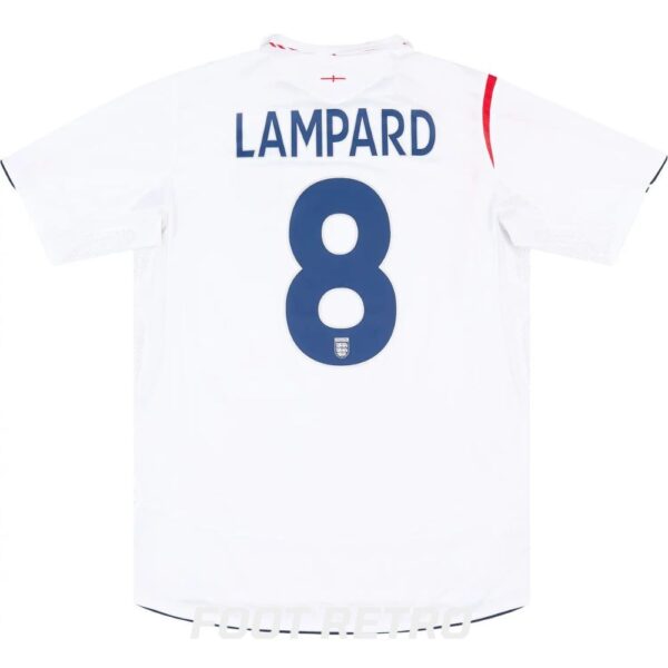 Maillot Retro Vintage Angleterre Domicile 2005 2007 Lampard