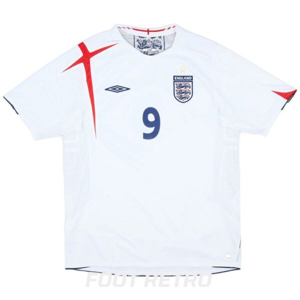 Maillot Retro Vintage Angleterre Domicile 2005 2007 Rooney