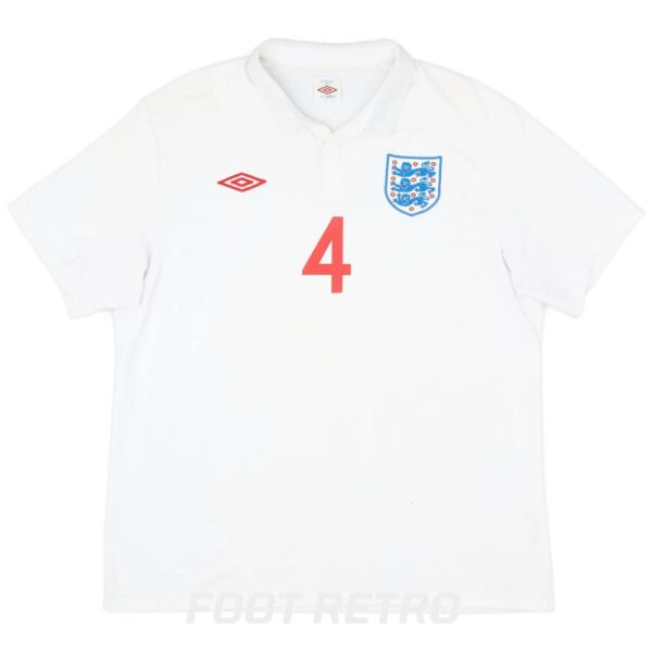 Maillot Retro Vintage Angleterre Domicile 2009 2010 Gerrard