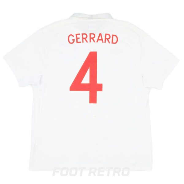 Maillot Retro Vintage Angleterre Domicile 2009 2010 Gerrard