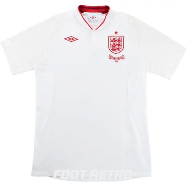 Maillot Retro Vintage Angleterre Domicile 2012 2013