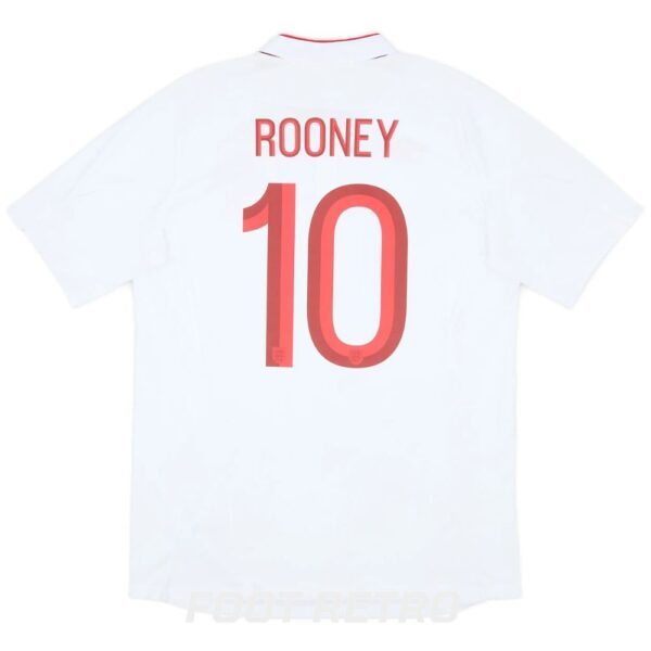 Maillot Retro Vintage Angleterre Domicile 2012 2013 Rooney