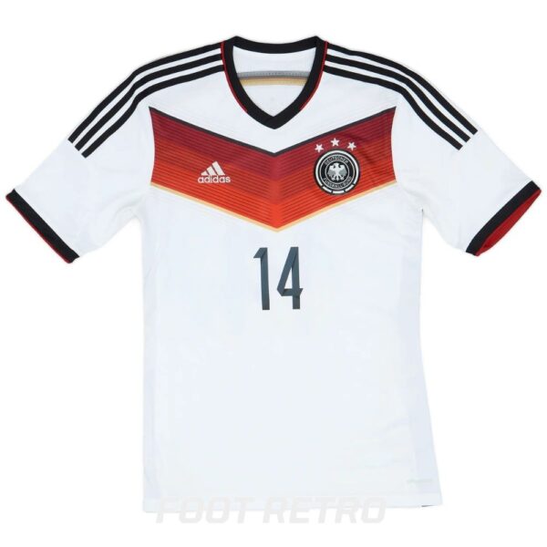 Maillot Retro Vintage Allemagne Domicile 2014 2015 Draxler