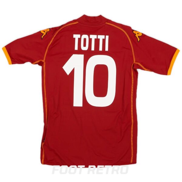 Maillot Retro Vintage AS Roma Domicile 2008 2009 Totti