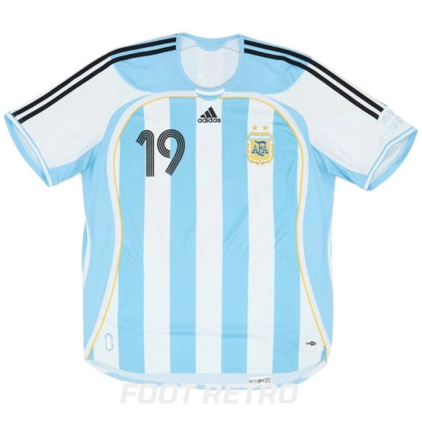 Maillot Retro Vintage Argentine Domicile 2005 2007 Messi