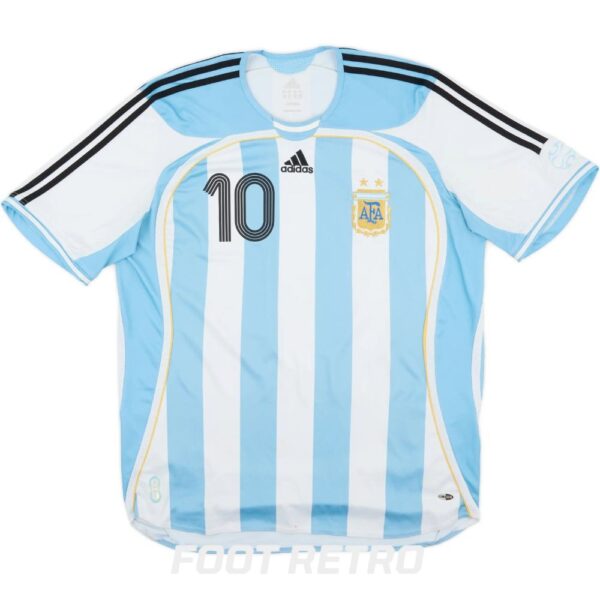 Maillot Retro Vintage Argentine Domicile 2005 2007 Riquelme