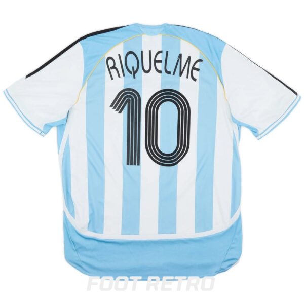 Maillot Retro Vintage Argentine Domicile 2005 2007 Riquelme