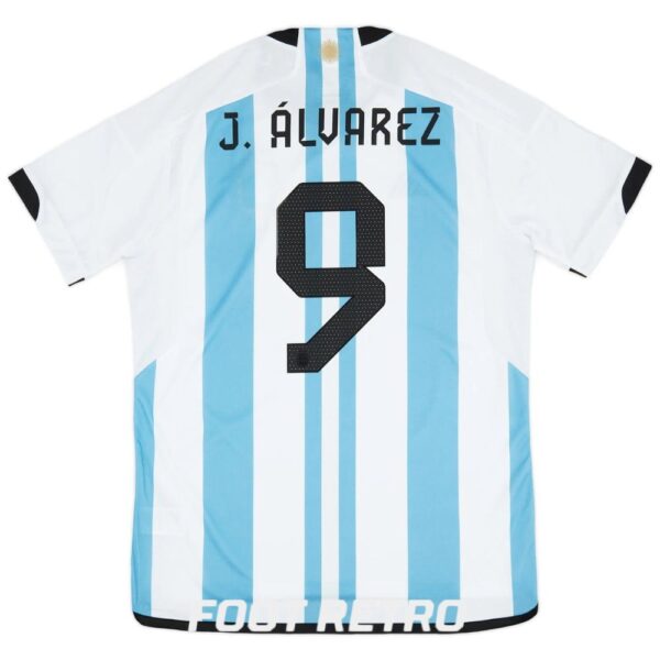 Maillot Retro Vintage Argentine Domicile 2022 2023 Álvarez