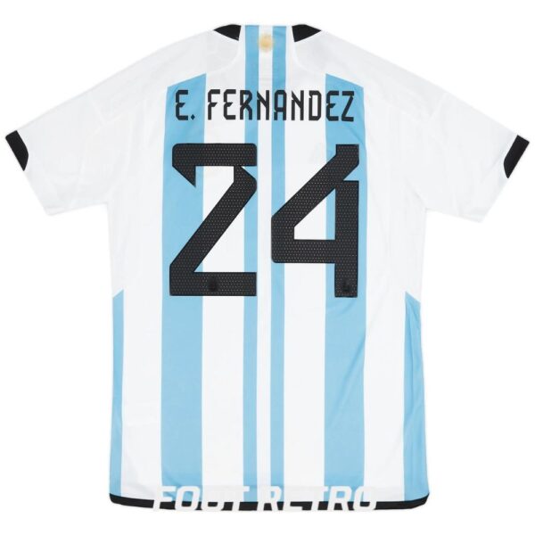 Maillot Retro Vintage Argentine Domicile 2022 2023 Fernandez