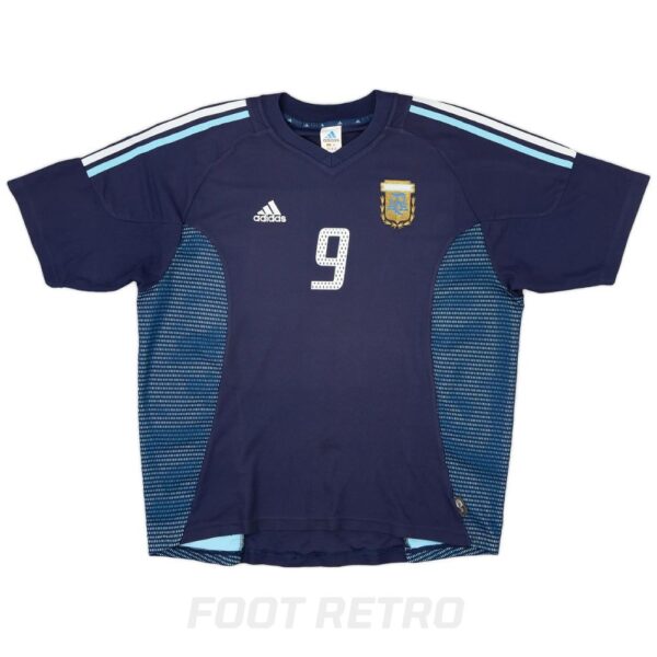 Maillot Retro Vintage Argentine Exterieur 2002 2003 Batistuta