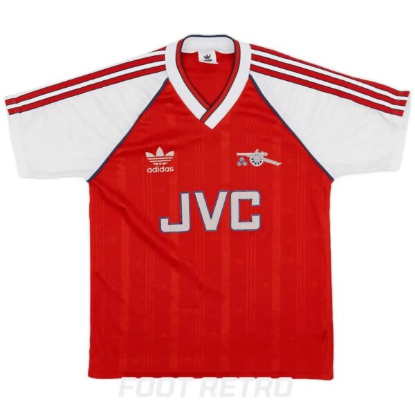 Maillot Retro Vintage Arsenal Domicile 1988 1990